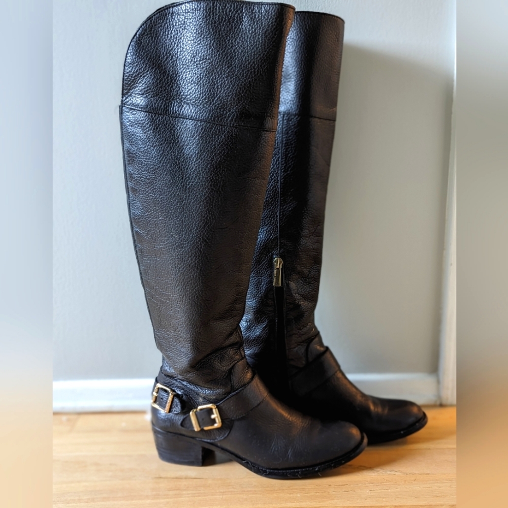 Vince Camuto Over-the-Knee Leather Boots